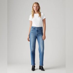 Levis Ribcage Straight Jeans